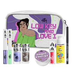 Elitty Low key and Love It - Complete Makeup Kit for Teens (2 Nail Polishes |2 Coloured Eyeliner| 1 Kajal 1 Lip Gloss| 1 Sunscreen) - Pack of 10, Makeup for Teenagers)