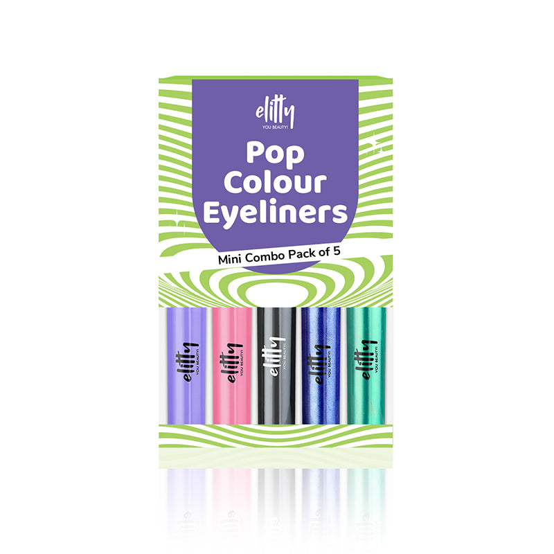 Mini Combo of Eyeliners- Pack of 5