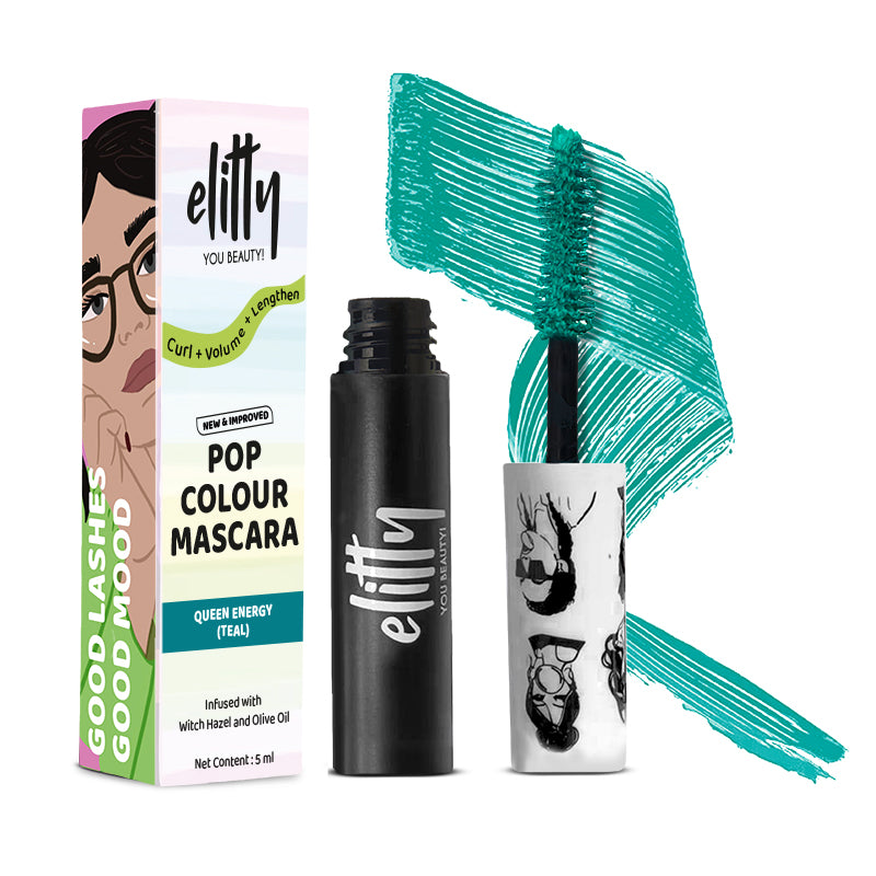 Turquoise Green Coloured Mascara