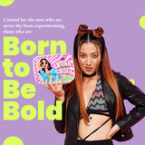 Elitty Born To Be Bold Kit - Complete Makeup Kit for Teens (2 Nail Polishes| 2 Coloured Eyeliner| 1 Kajal 1 Lip Gloss| 1 Sunscreen) - Pack of 7, Makeup for Teenagers)