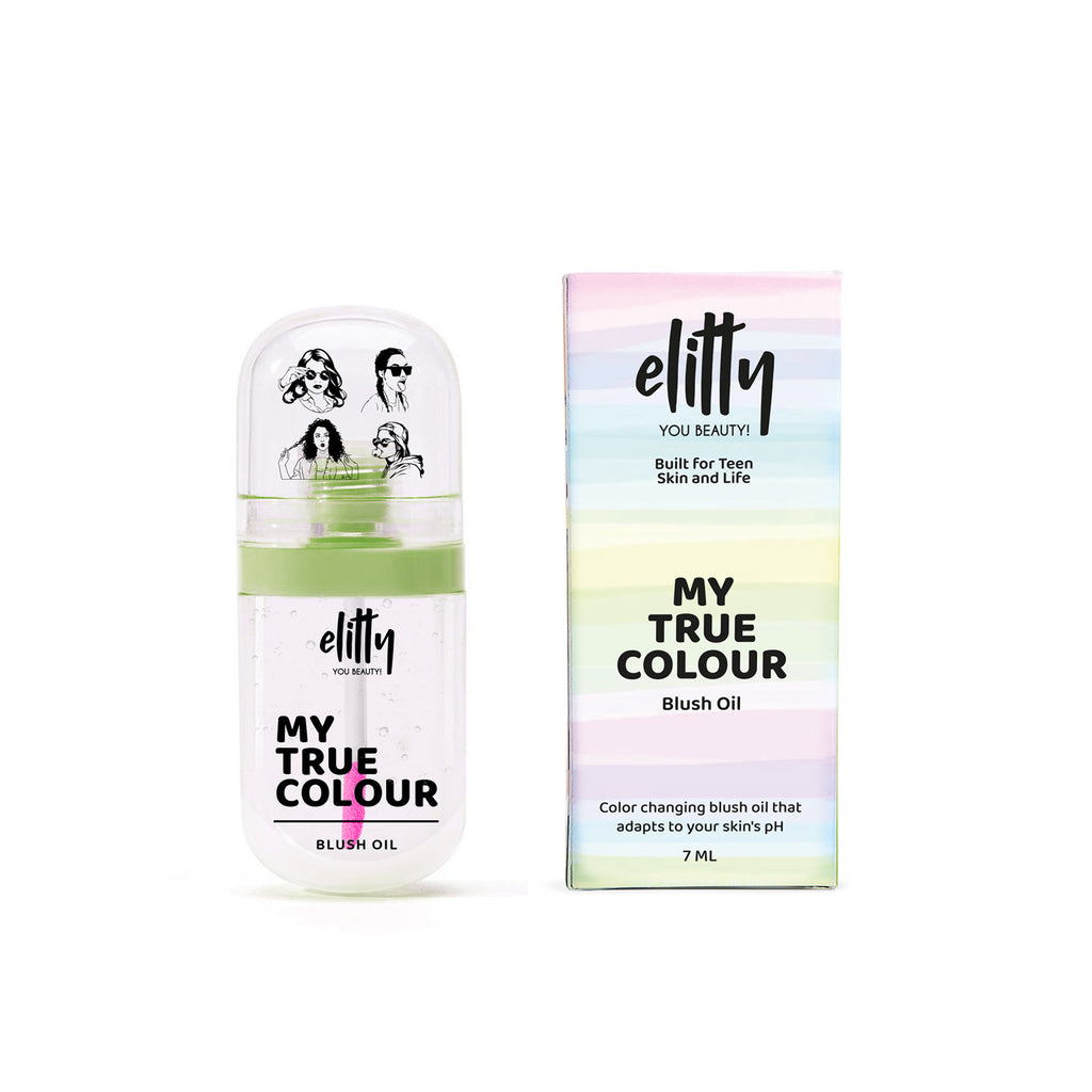 Elitty PH Based Lip and Cheek Blush Oil  - My True Colour - 7 Ml