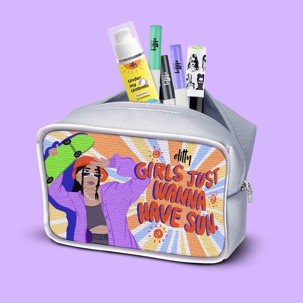 Elitty Sunny Travel Makeup Pouch