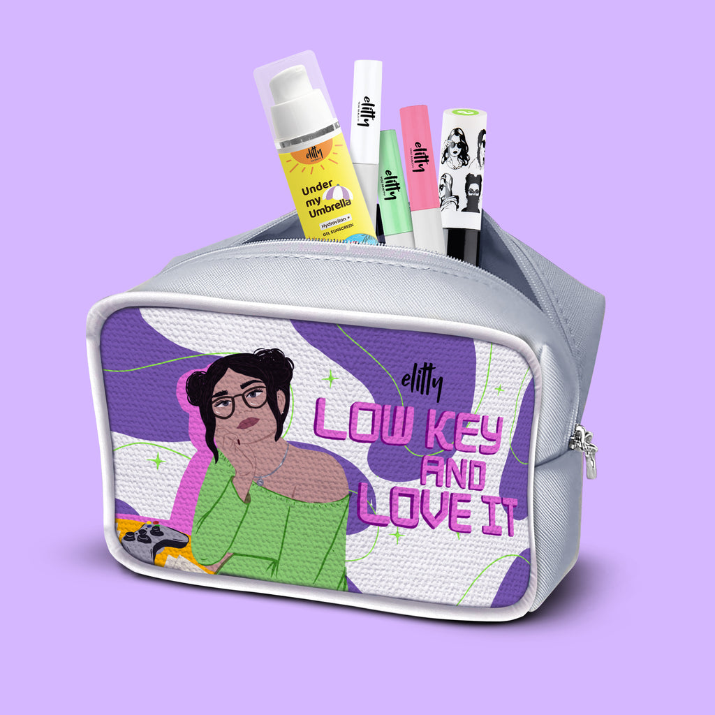 Elitty Lowkey Travel  Makeup Pouch