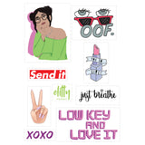 Elitty Cool Teen Sticker Pack (Lowkey)