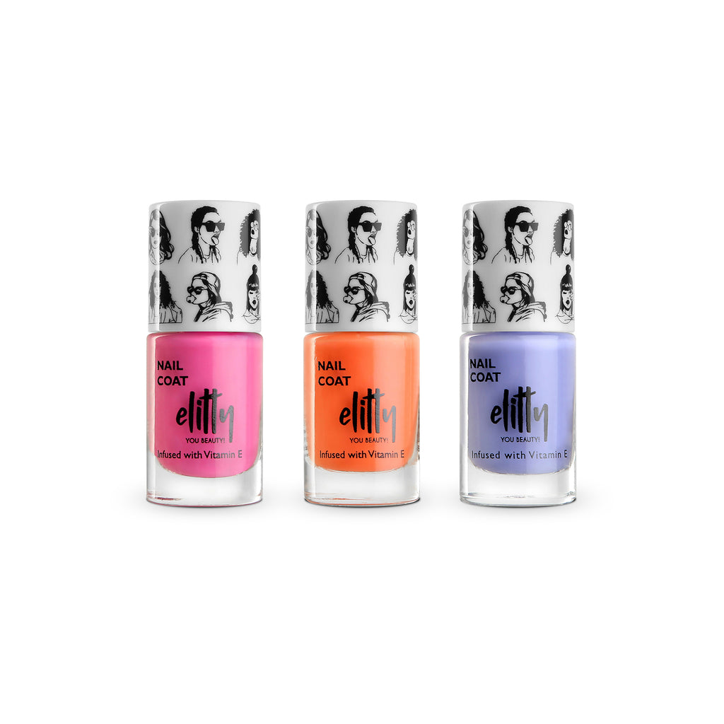 Elitty Nail Polish Combo -Dreaming -Pack of 3