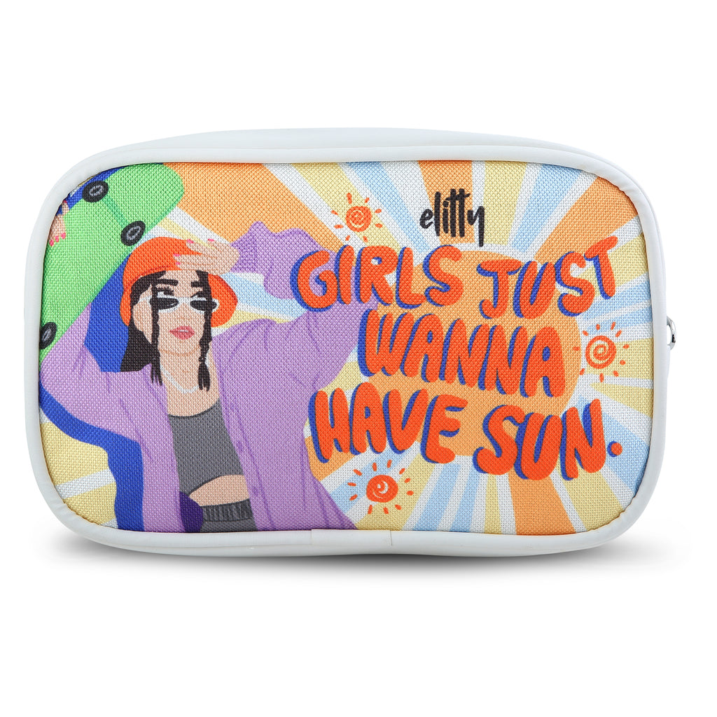 Elitty Sunny Travel Makeup Pouch
