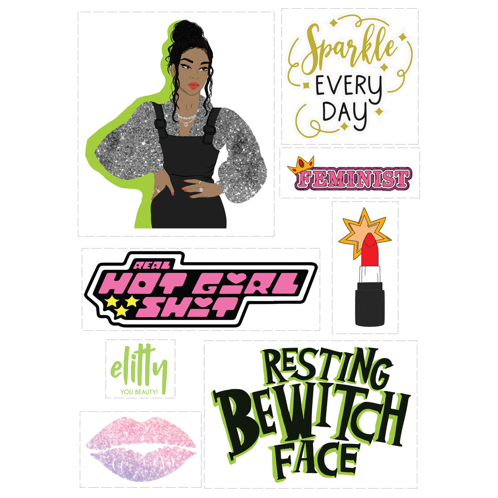 Elitty Cool Teen Sticker Pack (Bewitch)